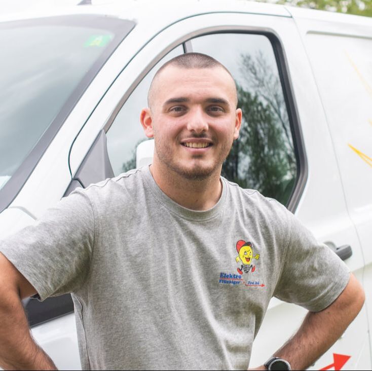 Ardian Weingartner, Team Photovoltaik bei Elektro Flückiger + Frei AG, Ehrendingen.